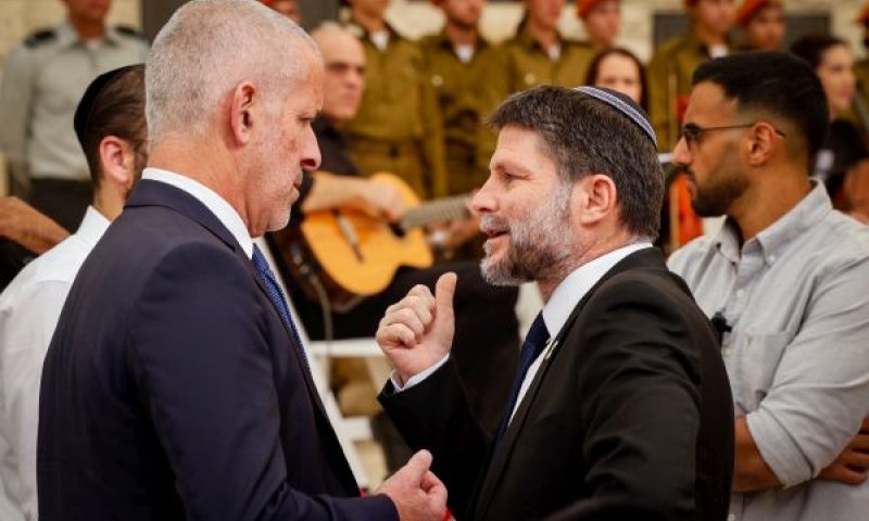 בצלאל סמוטריץ', רונן בר [צילום: מרק ישראל סלם/פול פלאש 90]