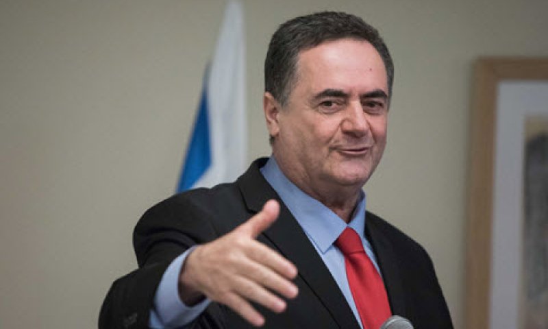 כ"ץ. תוקף את לפיד [צילום: נועם רבקין פנטון/פלאש 90]