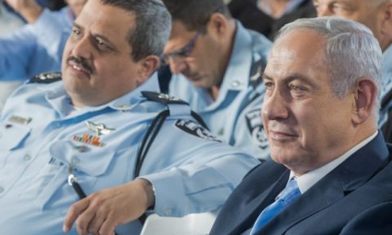 נתניהו ואלשיך. מתיחות [צילום: באסל עווידאת, פלאש 90]