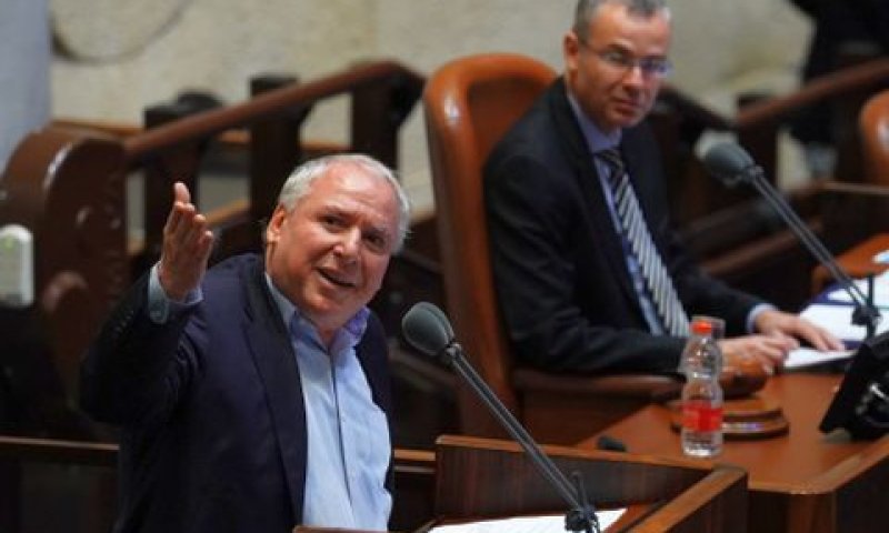 אמסלם. "לא מקבלים את הכרעת העם" [צילום: עדינה ולמן &ndash; דוברות הכנסת]