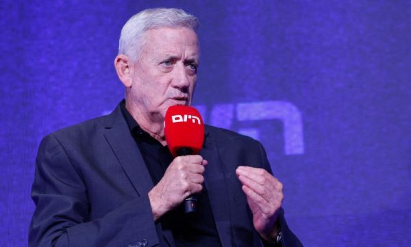 גנץ. לא מוותר על ממשלת אחדות [צילום: אורן בן-חקון/ישראל היום]
