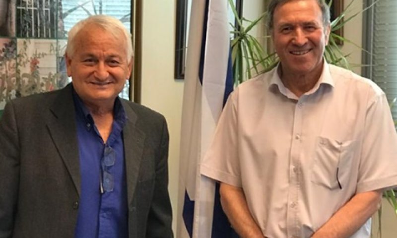 נחום איצקוביץ ואלון שוסטר [צילום: משרד החקלאות]