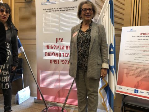ציון בכנסת של היום הבינ"ל לאלימות נגד נשים