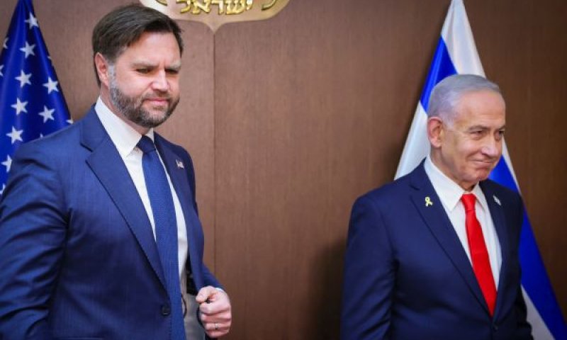 נתניהו, ואנס. בלי נוכחות טורקית [צילום: מרק ישראל סלם/פול פלאש 90]
