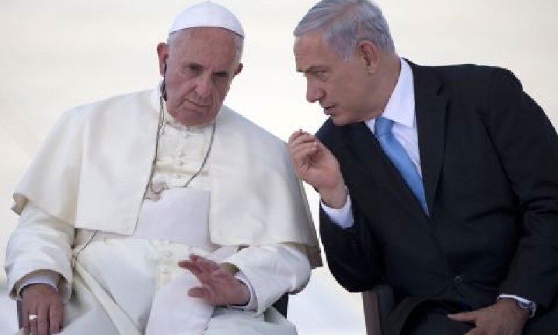 נתניהו ופרנציסקוס [צילום: AP]