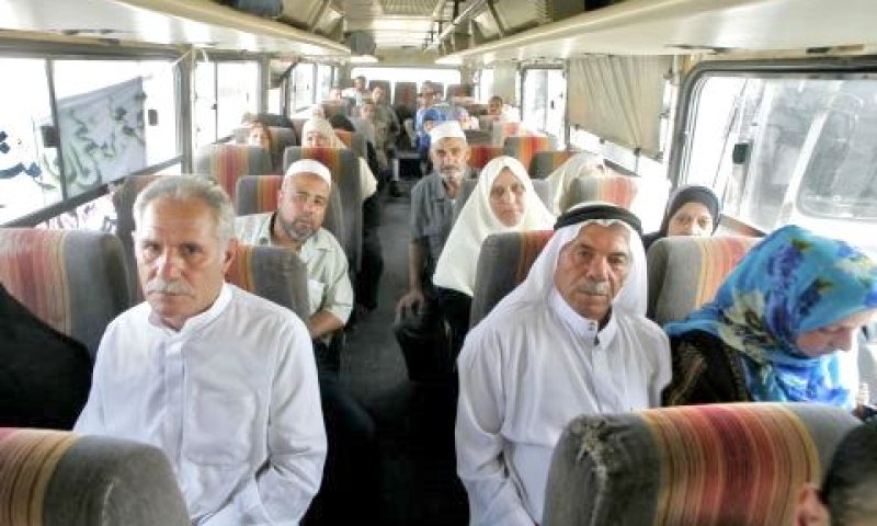 צליינים בדרך לעיר מכה בערב הסעודית [צילום: פלאש 90]