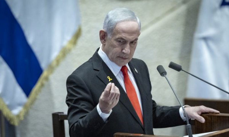 נתניהו. התייצב אצל אנגלמן [צילום: חיים גולדברג/פלאש 90]