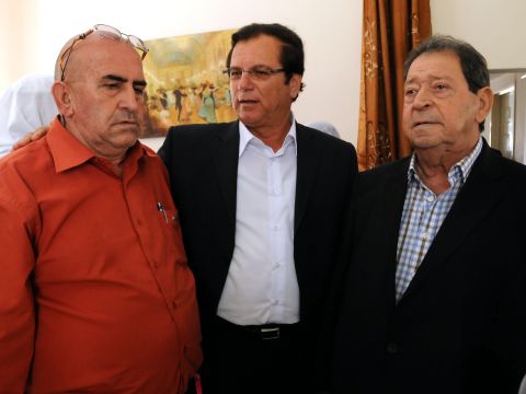 בן-אליעזר, שטנצלר ונזמי חלבי [צילום: סוכנות ג'יני]