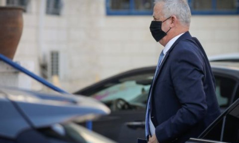 גנץ. זגזוג חד [צילום: אוליביה פיטוסי/פלאש 90]