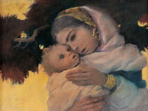 אבל פאן, רחל ויוסף, 1950 בקירוב