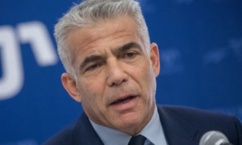 היקף מוגבל. ח"כ יאיר לפיד [צילום: יונתן זינדל/פלאש 90]