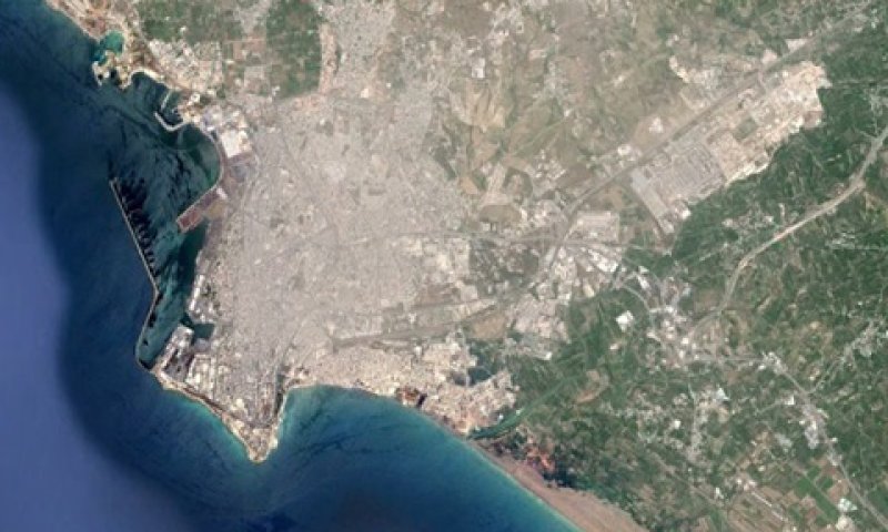 לטקייה. קו ההגנה המערבי של אסד [צילום: google earth]