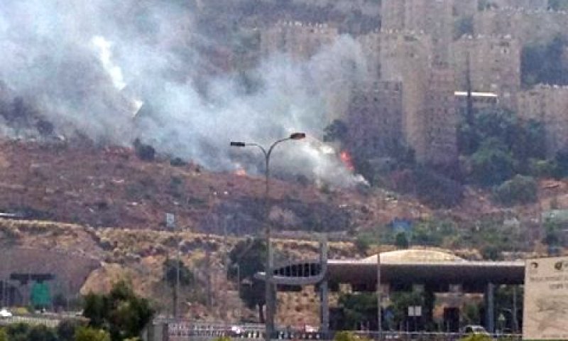 השריפה בחיפה [צילום: קבוצת העיתונאים רוטרניק]