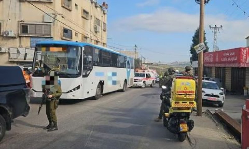 זירת הפיגוע [צילום: מד"א]