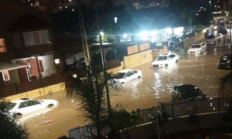 הצפות באשקלון