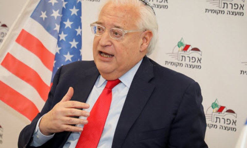 פרידמן. "הפלשתינים לא רוצים לבוא לשולחן" [צילום: גרשון אלינסון/פלאש 90]