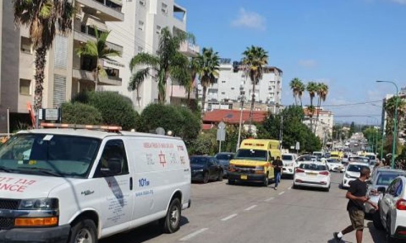 שלוש זירות שונות בחדרה [צילום: תיעוד מבצעי מד"א]