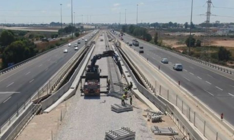 הנחת מסילות מיזם מסילה 431 [צילום: רכבת ישראל]