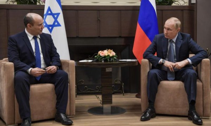 פוטין ובנט בפגישתם בקרמלין [צילום: קובי גדעון/לע"מ]