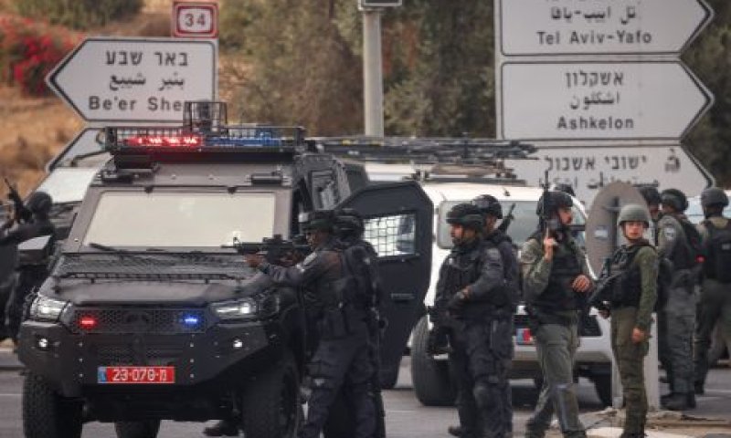 כוחות הביטחון באזור שדרות [צילום: חיים גולדברג/פלאש 90]