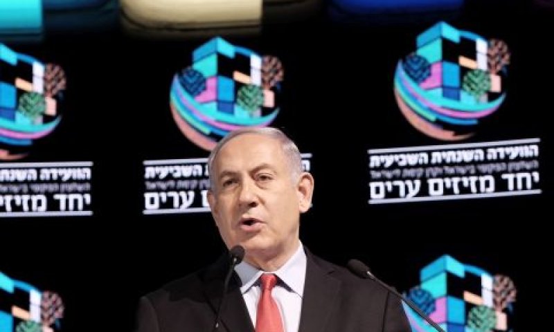 נתניהו. "עולם הפוך" [צילום: תומר נויברג/פלאש 90]