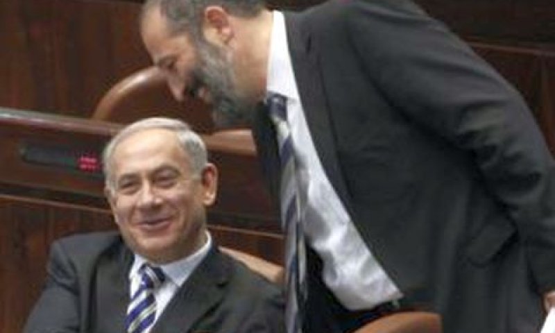 דרעי ונתניהו. מסתמן דיל [צילום: מרים אלסטר/פלאש 90]