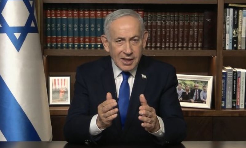 נתניהו, מודיע ומנמק מדוע הפסקת אש עם לבנון [צילום: לע"מ]