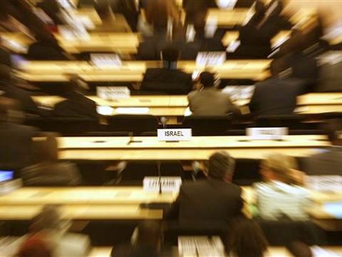 המושב הריק של ישראל בוועידת דרבן [צילום: AP]