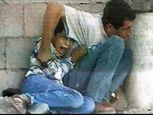 צילום תקרית הירי בה נהרג מוחמד א-דורה