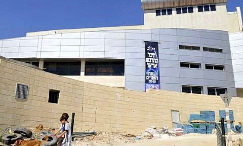 המכתב שהאומנים רצו לכתוב באמת. היכל התרבות באריאל [צילום: פלאש 90]