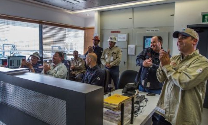 תחנת הבקרה. הגז הגיע [צילום: אלבטרוס]