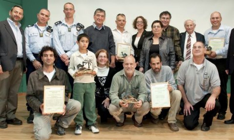זוכי אות הנגב [צילום: דני מכליס]