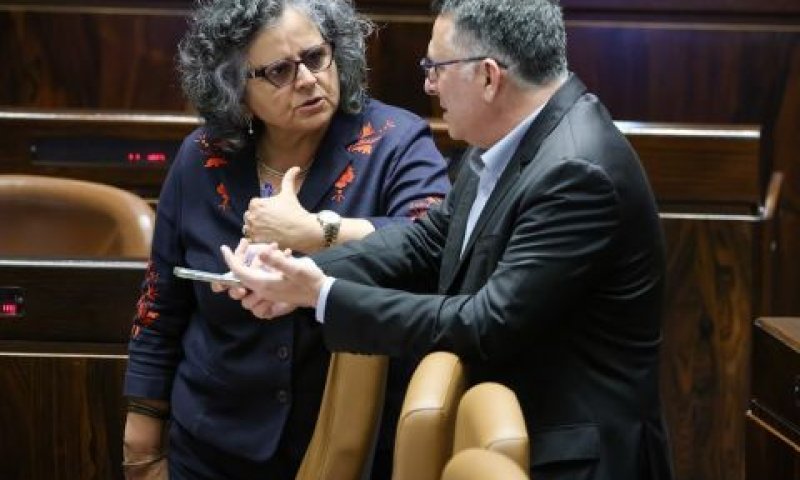 סער ותומא סלימאן. המשותפת צפויה לתמוך [צילום: נועם מושקוביץ/דוברות הכנסת]