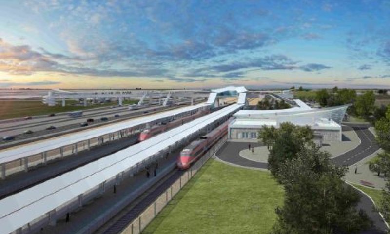 הדמיית תחנת הרכבת בשהם [ארמון אדריכלים ומתכנני ערים בע"מ]