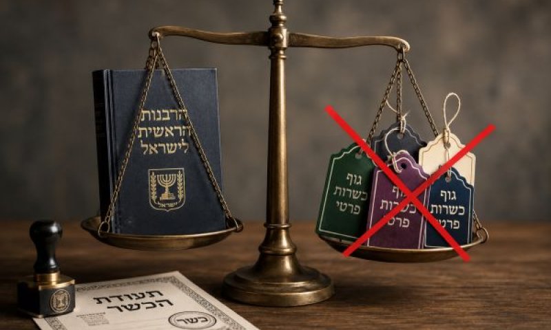 סמכות בלעדית לכשרות ממלכתית