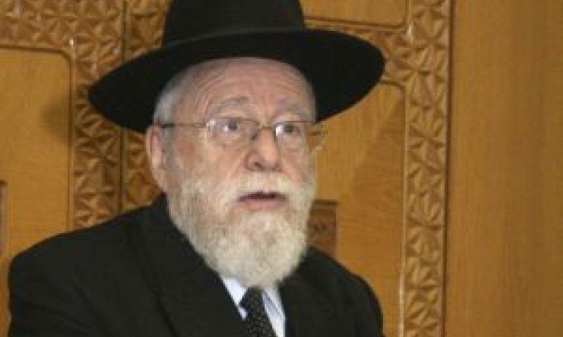הרב דוב ליאור [צילום: פלאש 90]