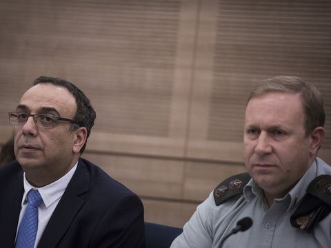 סא"ל פיטר לרנר וניצן חן [צילום: הדס פרוש/פלאש 90]