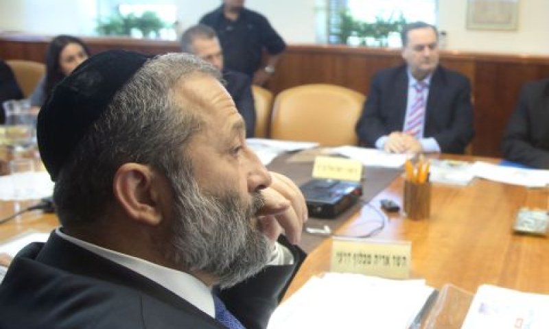 השרים דרעי וכ"ץ [צילום: מרק ישראל סלם]