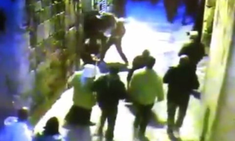הפיגוע תועד במצלמת אבטחה