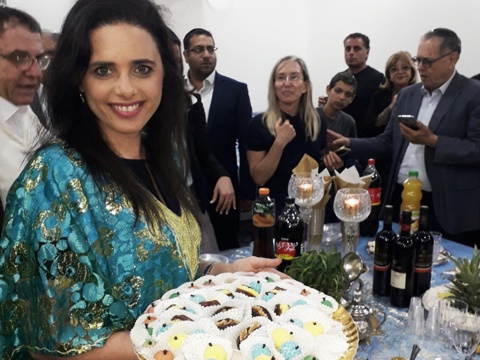 שרת המשפטים, איילת שקד, בחגיגות המימונה של עורכי הדין במבשרת ציון.