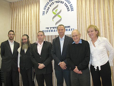 ח"כ זאב בילסקי בביקור במאגר הציבורי לדם טבורי [צילום: יח"צ]