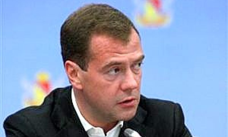 שלח כמה מטוסים לסיוע. מדבדב [צילום: AP]