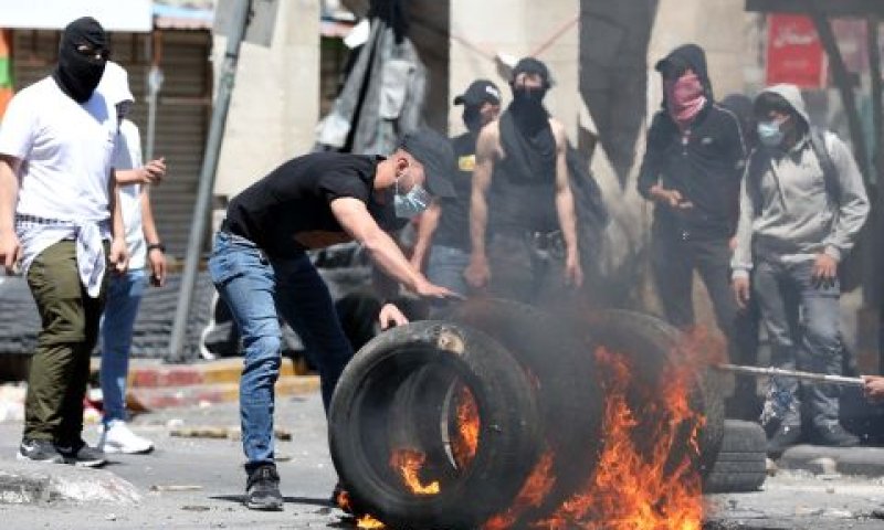 התפרעויות ביו"ש [צילום: וישאם השלמון/פלאש 90]