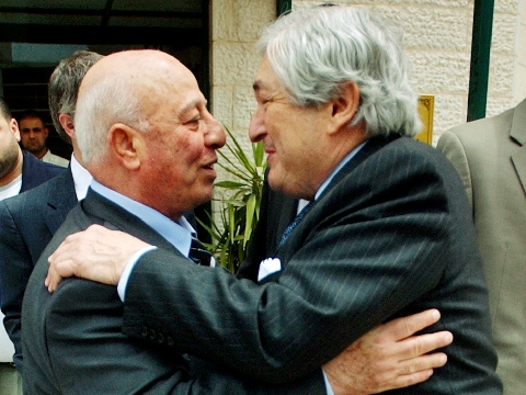 וולפנזון נפגש עם אבו עלא [AP]