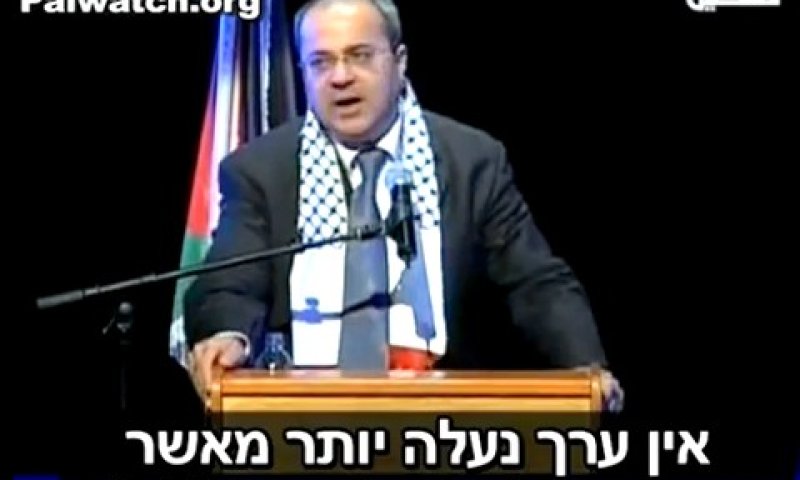 טיבי. תמיכה בשאהידים נגד ישראל