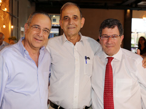 דני גולדשטיין, רן כהן, שרגא ברוש [צילום: יח"צ]