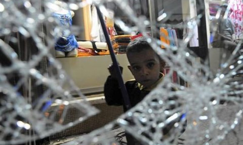 ממראות הפרעות בעכו. סכסוך שכנים [צילום: AP]