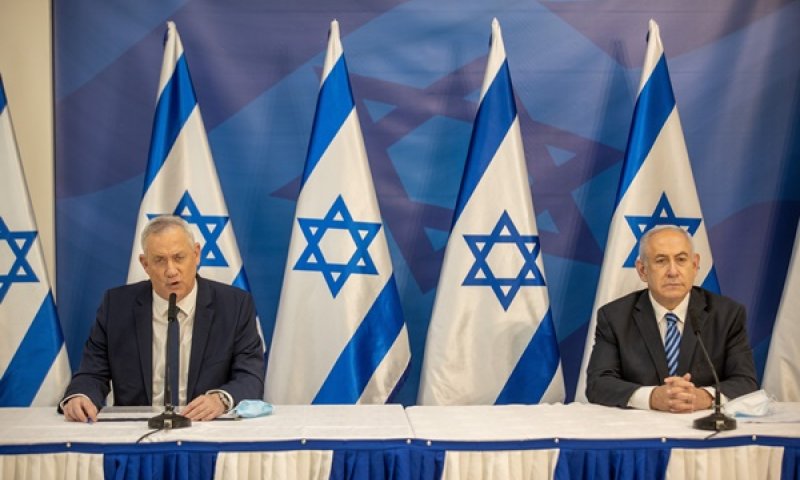 נתניהו וגנץ. המהלך נראה עקר [צילום: טל שחר, פלאש 90]