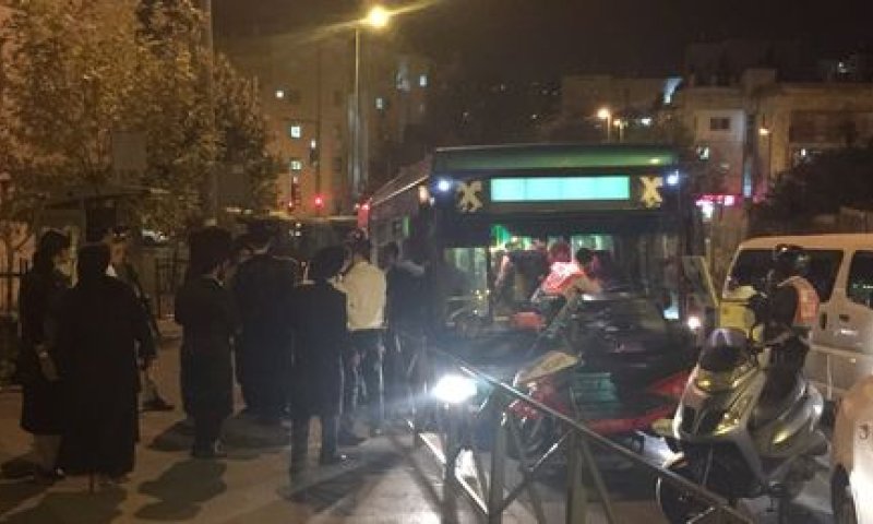 נהג אגד שנפגע מאבנים בירושלים