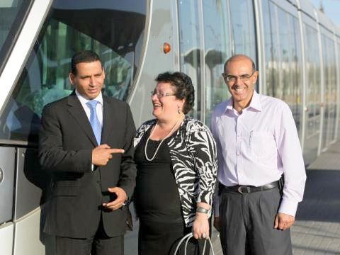 מנכ"ל סיטיפס יהודה שושני, והח"כים מרינה סולודקין ויואל חסון [צילום: פלאש 90]